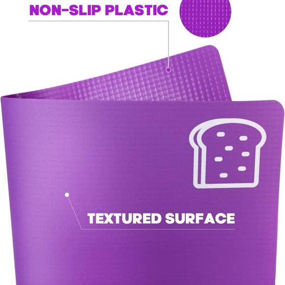 5 Pieces Flexible Cutting Boards, BPA Free Plastic Cutting Boards for Ki… - Picture 4 of 6